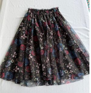 Fairycore Whimsical Cattagecore Coquette Disney Lauren Conrad Floral Skirt XS